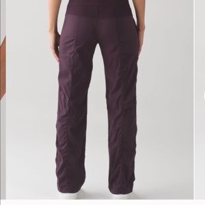 Lululemon dance studio pant 111 lined R size 6